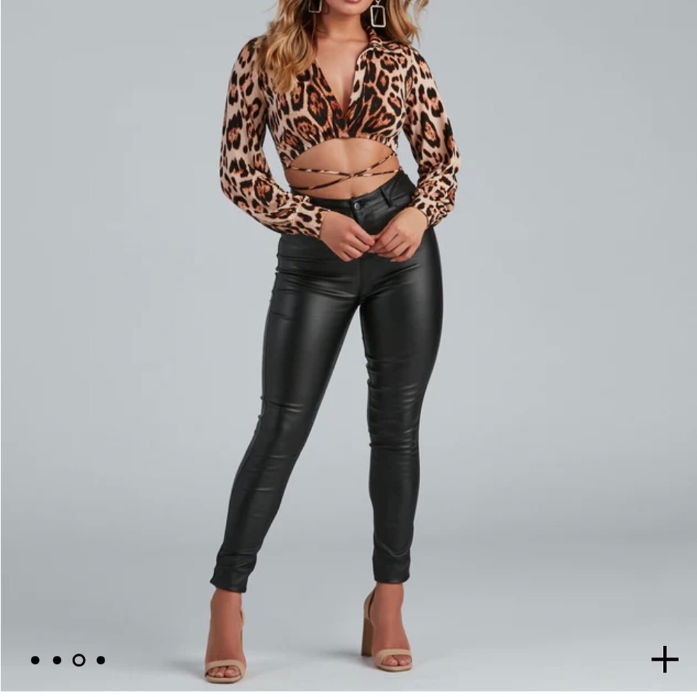 Windsor Coated Skinny Pants